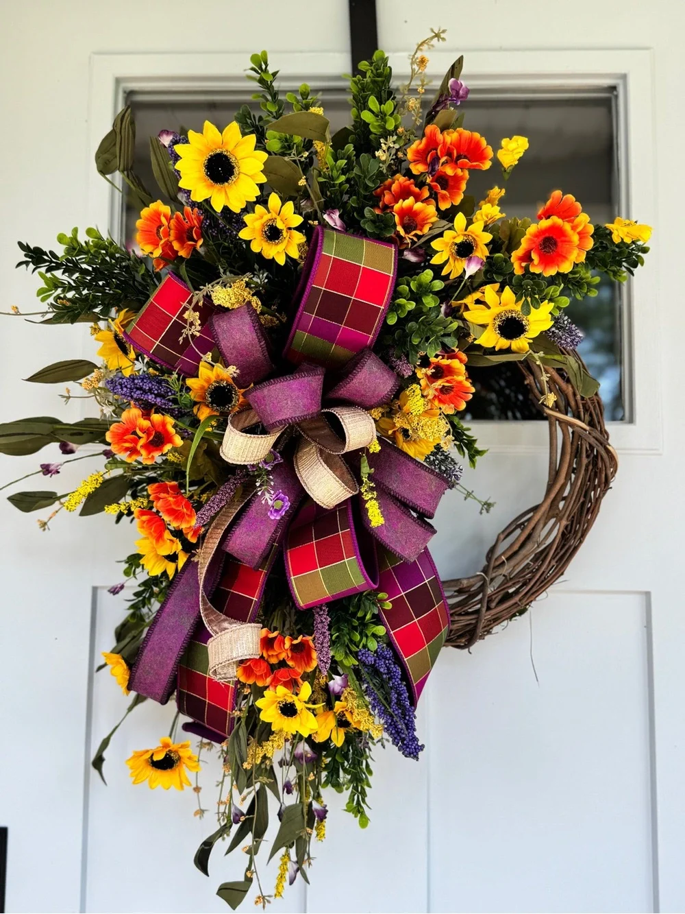 Summer Meets Fall Wreath